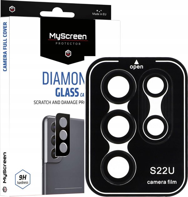 MyScreen Protector Samsung Galaxy S22 Ultra -  Προστατευτικό γυαλί για την κάμερα MyScreen DIAMOND GLASS CAMERA FULL COVER