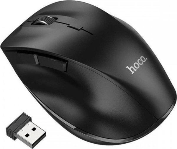 Hoco Ασύρματο Ποντίκι GM24 2.4GHz 1600 DPI Μαύρο