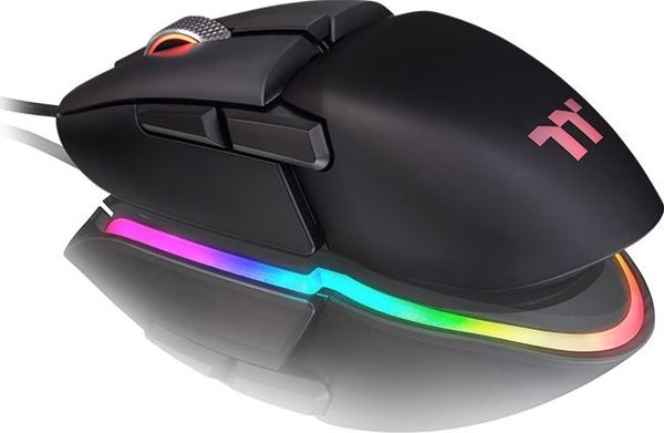 Thermaltake Argent M5 RGB Gaming Ποντίκι, 16.000 DPI, Αισθητήρας PixArt, RGB Φωτισμός & Αλουμινένιος Τροχός Κύλισης