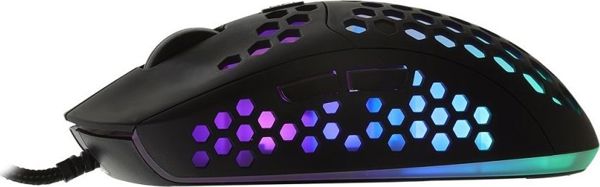 Art Gaming Ποντίκι AM-99 HEX, Οπτικό, 6400 DPI, Εξαιρετικά Ελαφρύ 30g, 4ms, Πλεκτό Καλώδιο 1.5m, Μαύρο