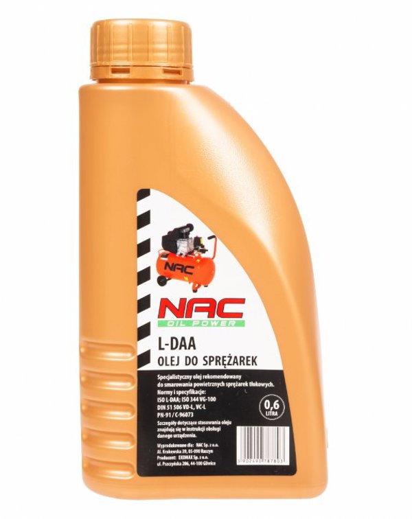 NAC ΛΑΔΙ ΓΙΑ ΚΟΜΠΡΕΣΕΡ LDAA-100 0,6L