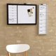 NAGA Magnetisk ugetavle whiteboard 20 x 60 cm dansk Hvid 60x1,5x40mm (1stk)