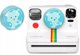 Naklejka Dekoracyjna 3m Na Dekielek Do Aparatu Aparat Polaroid Now Now+ / Niebieska Plamka