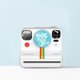 Naklejka Dekoracyjna 3m Na Dekielek Do Aparatu Aparat Polaroid Now Now+ / Niebieska Plamka