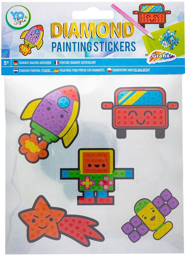 Naklejki Diamond Painting 5 sztuk