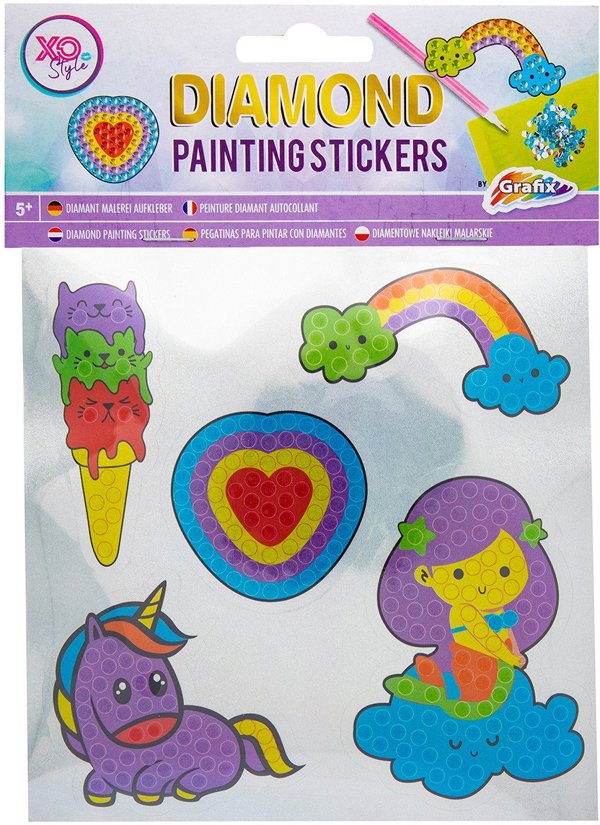 Naklejki Diamond Painting 5 sztuk
