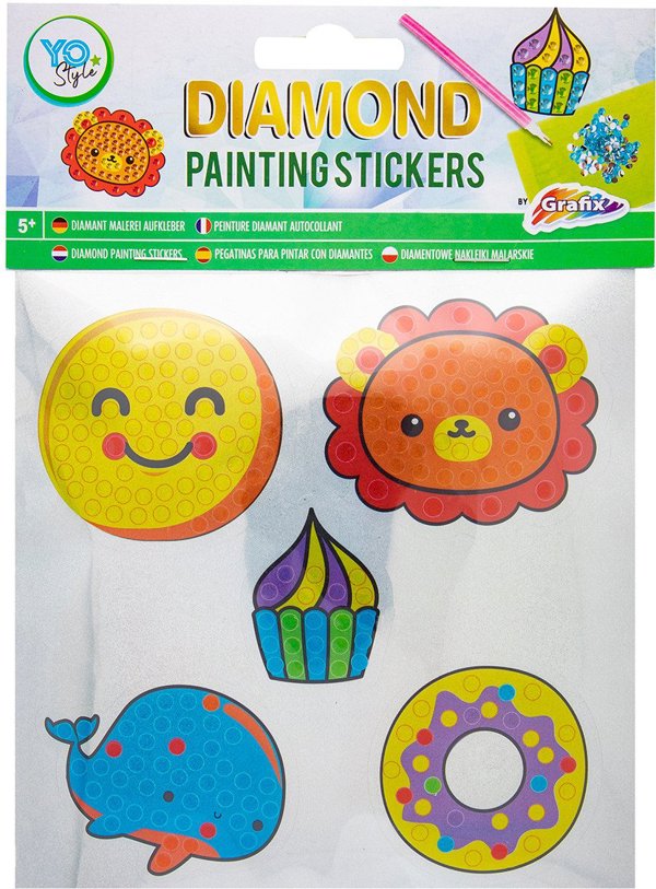 Naklejki Diamond Painting 5 sztuk