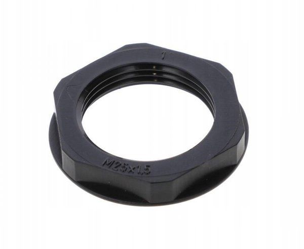 Nakretka poliamidowa M25 EN 25M BK czarna E03DK-02020400403