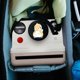 Naklejka Dekoracyjna 3m Na Dekielek Do Aparatu Aparat Polaroid Now Now+ / Piesek - Niebieski