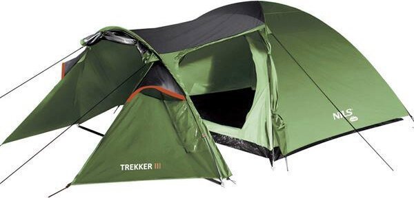 Σκηνή Camping Nils Camp Trekker III 390x210x130cm - Τουριστική Σκηνή 3 Ατόμων