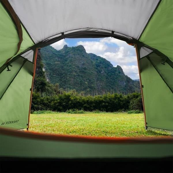 Σκηνή Camping Nils Camp Trekker III 390x210x130cm - Τουριστική Σκηνή 3 Ατόμων