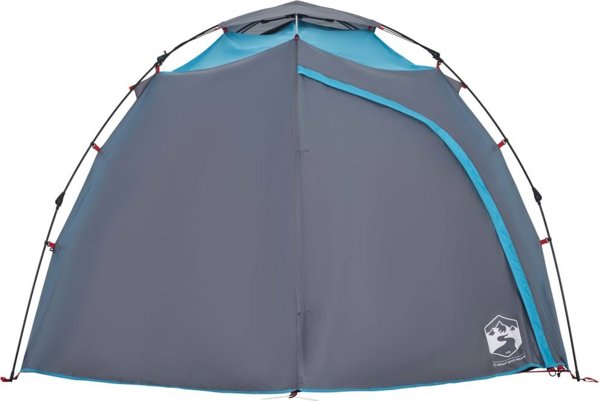 Τέντα camping vidaXL 4 ατόμων, μπλε, γρήγορης ανάρτησης