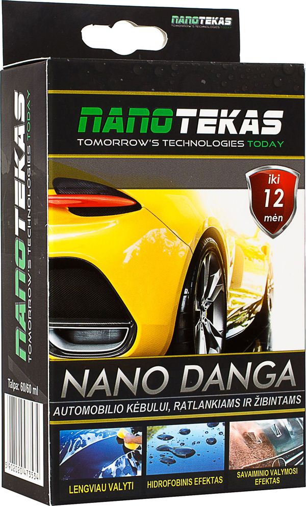 Nanotekas Nano danga automobilio kėbului (60 ml)