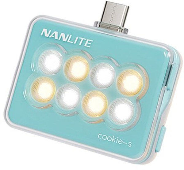 Nanlite Cookie-s LED Selfie Light Cyan Blue (COOKIE-B)