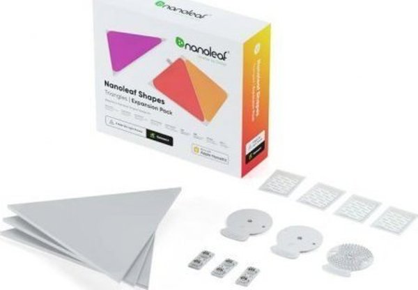 Nanoleaf Shapes Expansion Pack - Έξυπνα Τρίγωνα Φωτιστικά Πάνελ (3 Τεμάχια)