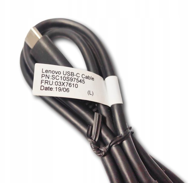 Lenovo Καλώδιο USB Type-C για Φόρτιση και Μεταφορά Δεδομένων