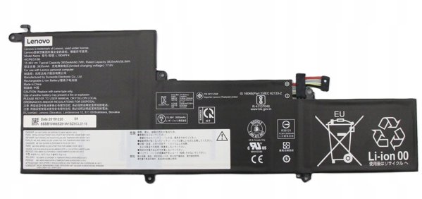 Lenovo Τροφοδοτικό CP/B L19C4PF4 15.36V 60.7Wh 4 κυψέλες