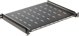 Συρόμενο Ράφι Rack 19" P19S/350/B, 1U, Τετράποντο, Μαύρο (RAL 9005)