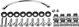 Συρόμενο Ράφι Rack 19" P19S/350/B, 1U, Τετράποντο, Μαύρο (RAL 9005)