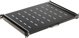Συρόμενο Ράφι Rack 19" P19S/350/B, 1U, Τετράποντο, Μαύρο (RAL 9005)
