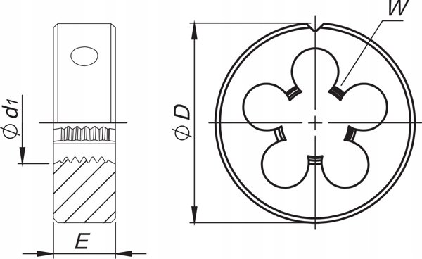 NARZYNKA M 4,5 DIN-22568 (6g) HSS 800