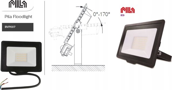 Προβολέας Philips LED PILA BVP007 10W 4000K 850lm