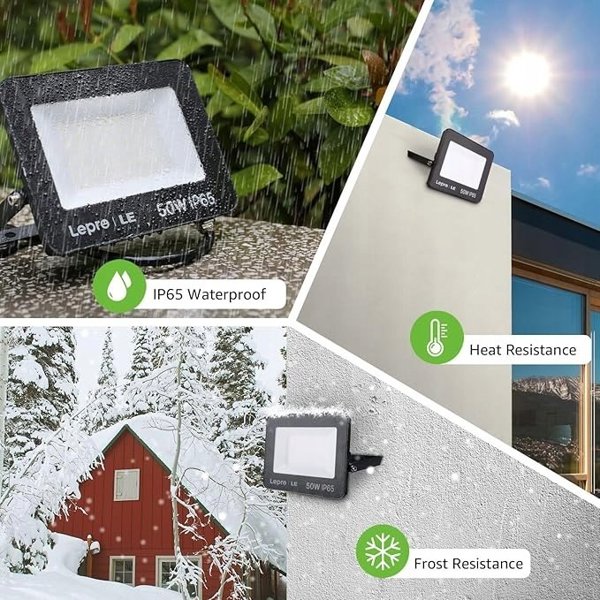 Naświetlacz Bemko Naświetlacz LED LEPRO 340003-DW-EU 50W 5000lm 5000K IP65