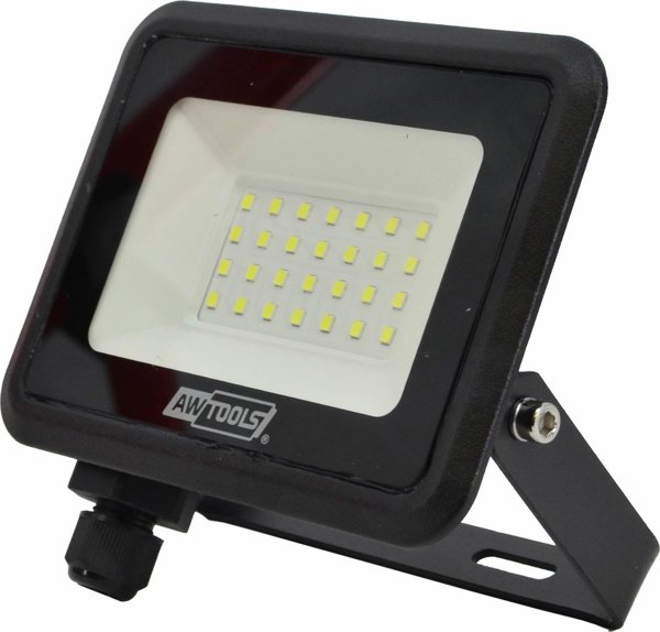 AWTools Προβολέας LED Slim 20W, IP65, 110°, Αλουμίνιο, Αδιάβροχος για Εσωτερικούς και Εξωτερικούς Χώρους