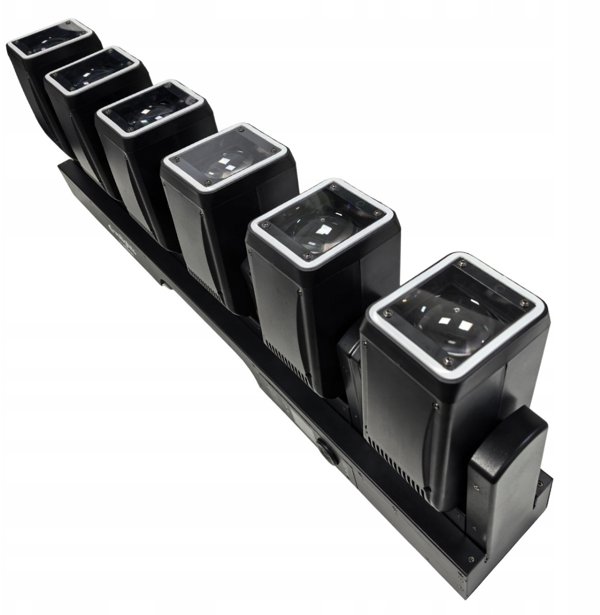 Evolights 6 Cannon Φωτιστική Μπάρα με 6x LED Κεφαλές, Επαγγελματικός Προβολέας