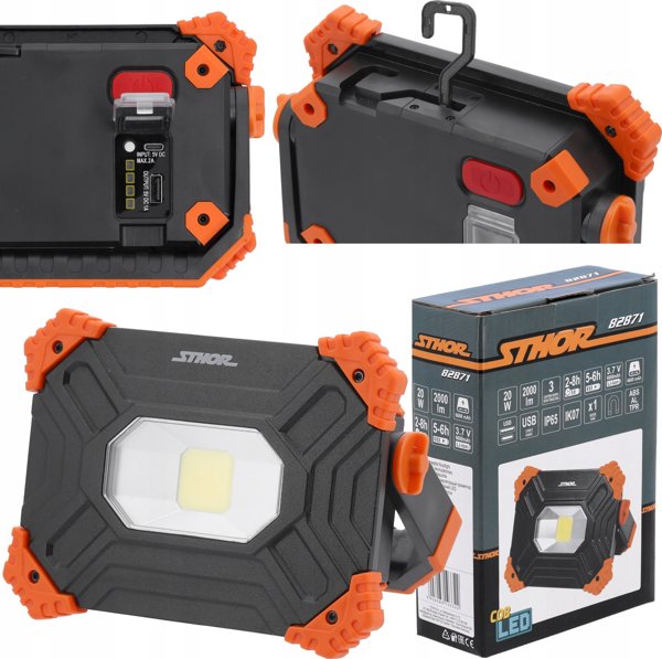 Φωτιστικό Toya STHOR REFLEKTOR PRZΕΝΟΜΕΝΟ 20W COB 2000LM