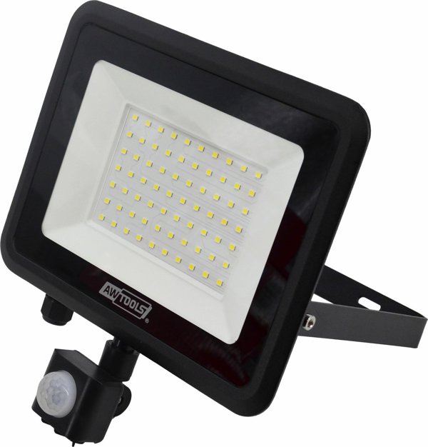 AWTools Προβολέας LED Slim 50W, Εξωτερικού & Εσωτερικού Χώρου, Αλουμίνιο