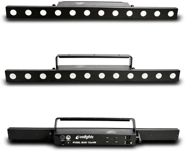 Evolights Pixel Bar 12x4W RGBA LED Φωτιστική Μπάρα Εφέ