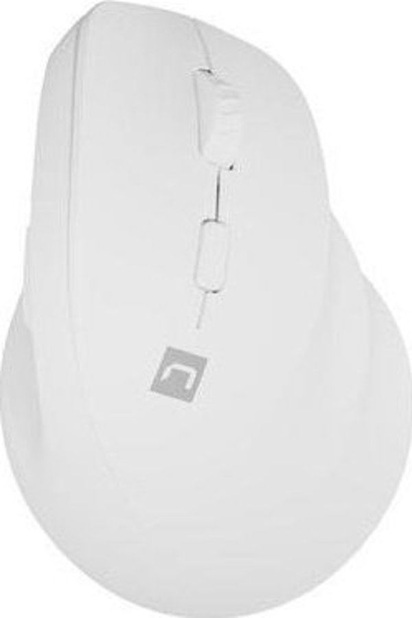 Natec Crake 2 Ασύρματο Κάθετο Ποντίκι BT 5.2 & 2.4GHz Λευκό