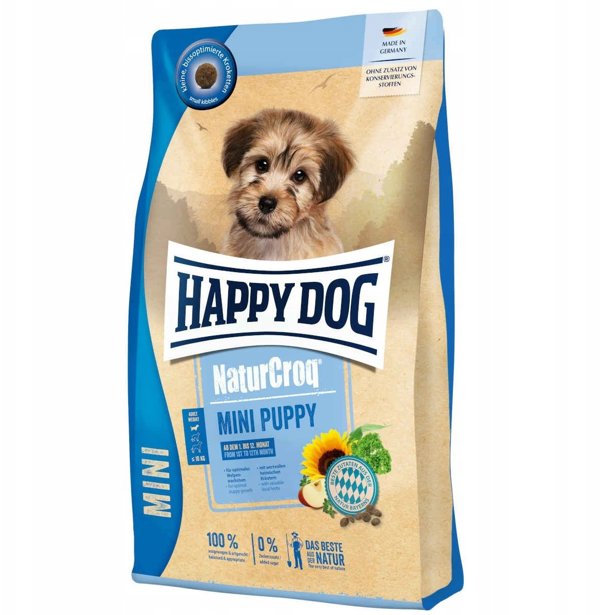 NaturCroq Mini Puppy Ξηρή Τροφή για Κουτάβια Μικρών Ρασών άνω 6 Εβδομάδων, 4kg