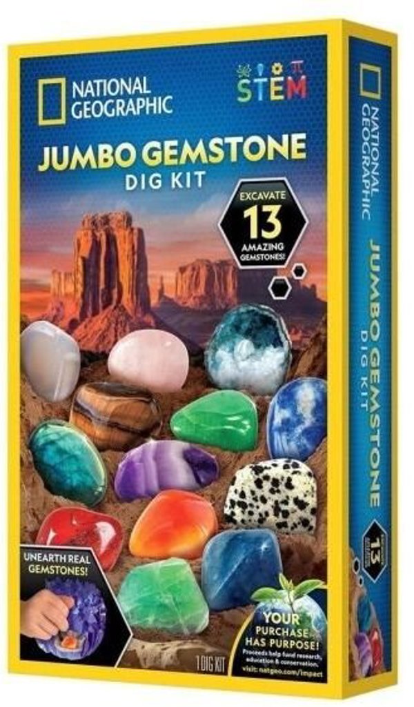National Geographic National Geographic Jumbo Gemstone Dig Kit