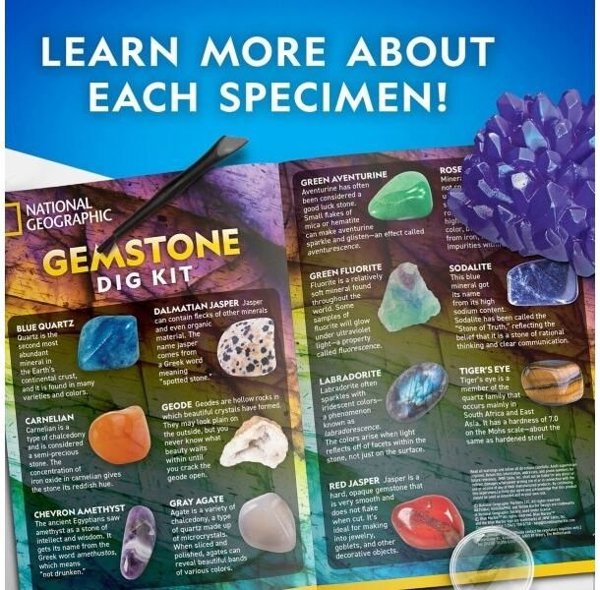 National Geographic National Geographic Jumbo Gemstone Dig Kit
