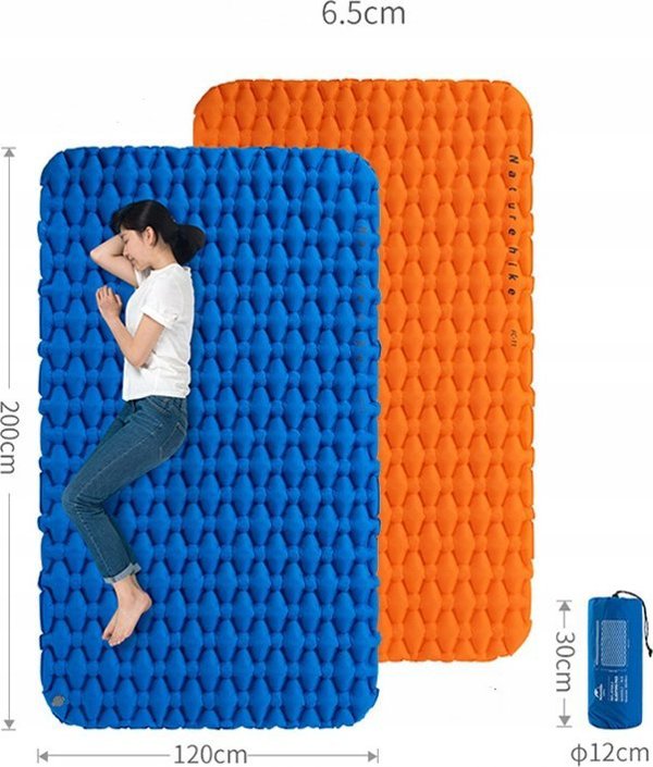 Naturehike Naturehike φουσκωτό διπλό μαξιλάρι FC-11 1000g - μπλε 8407924 6927595735428