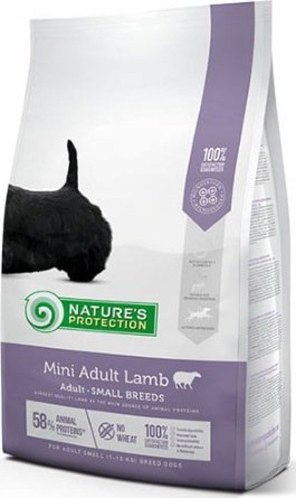 Nature’s Protection Mini Adult Lamb Ξηρά Τροφή Σκύλων για Μικρόσωμες Φυλές, 2kg