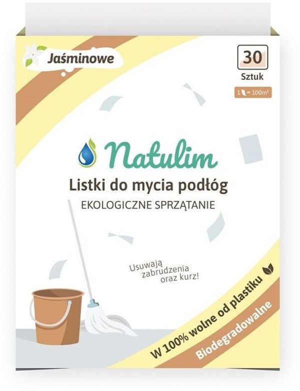 Natulim Uniwersalny srodek do mycia podlog w listkach 30 sztuk