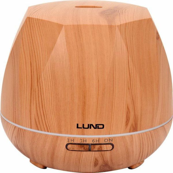 Lund Υγραντήρας Αέρα, Διάχυτης Αρωμάτων 500ml, Φωτεινό Ξύλο με Τηλεχειριστήριο T66903