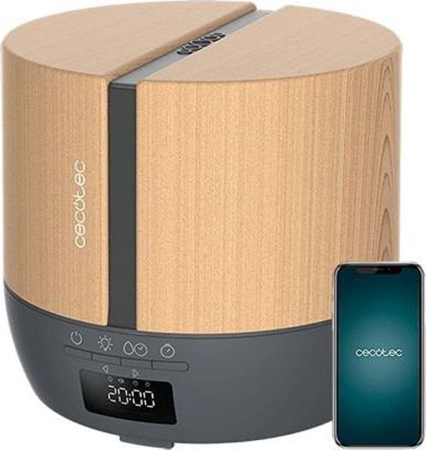 Cecotec PureAroma 550 Connected Υγραντήρας Αέρα με Wi-Fi, Καφέ