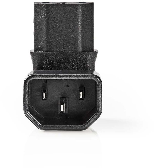 Nedis CEGB1190BK Ανταπτορας IEC-320-C13 σε IEC-320-C14 Μαυρος
