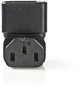Nedis CEGB1190BK Ανταπτορας IEC-320-C13 σε IEC-320-C14 Μαυρος