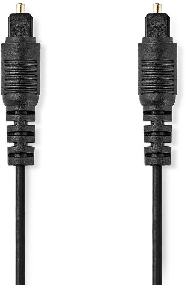 Nedis CAGL25000BK10 kabel audio 1 m Toslink Czarny