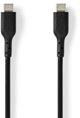 Nedis CCGL60710BK20 Καλώδιο USB-C σε USB 2.0, 2m, Μαύρο