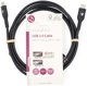 Nedis CCGL60710BK20 Καλώδιο USB-C σε USB 2.0, 2m, Μαύρο