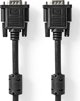 Nedis kabel VGA 2 m VGA (D-Sub) Czarny