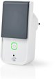 Nedis WIFIPO120EWT Έξυπνο Πώμα Ρεύματος Wi-Fi, Γκρι/Λευκό