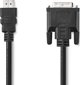 Nedis CCGL34800BK30 adapter kablowy 3 m HDMI Typu A (Standard) DVI-D Czarny
