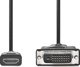 Nedis CCGL34800BK30 adapter kablowy 3 m HDMI Typu A (Standard) DVI-D Czarny